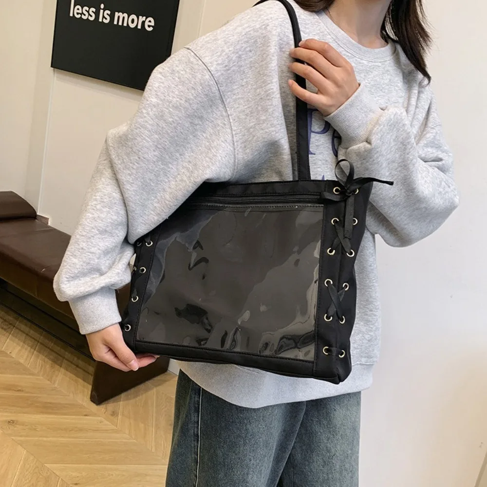 kawaii-ballet-estilo-cordao-arco-saco-y2k-transparente-ombro-dor-saco-diy-decoracao-lazer-sacola-estudante