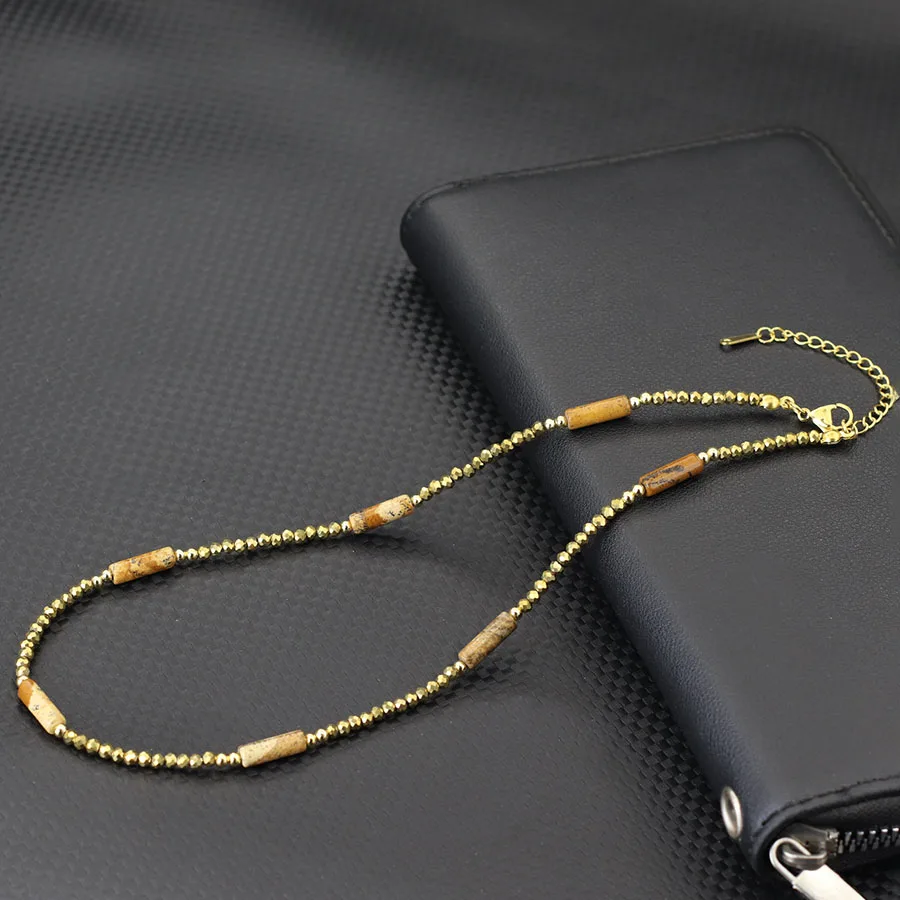Böhmische Rocailles-Halskette für Frauen, 40,6 cm, Halsband, Strand, Outdoor, lässig, Hals-Accessoires, kurze Kragen, Geschenk für Sie – Detail 6
