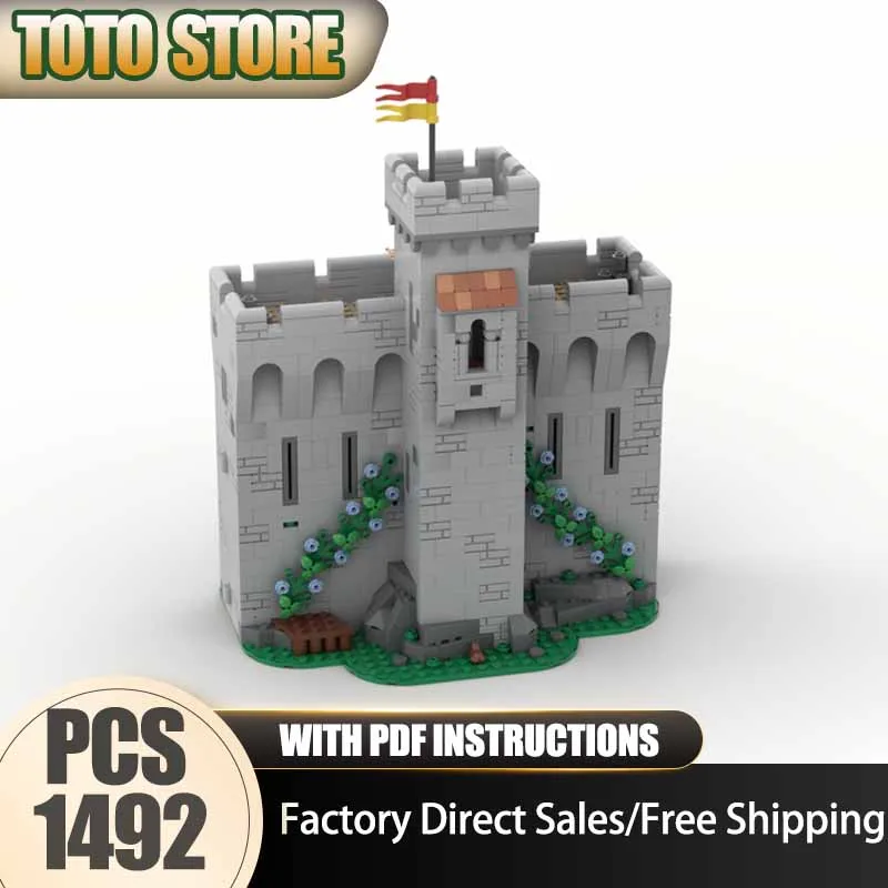 

Конструктор City Street View: Средневековый Замок-Башня, Модель для Сборки, Технологичные Кирпичики, DIY-Конструктор, Игрушки для Праздников