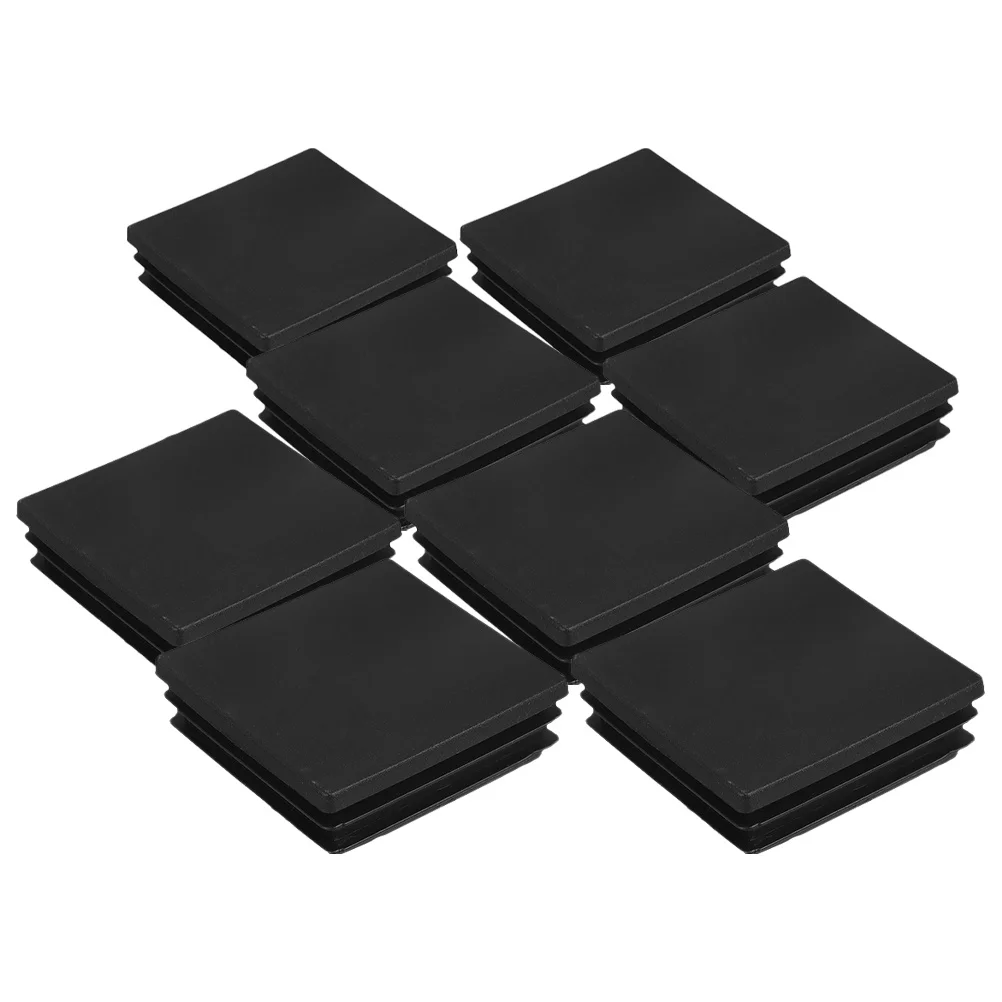 

8Pcs Square Tubing Endcaps Precisely Fit Block Foreign Particles Lightweight No Tools Required Engineering Projects Protective