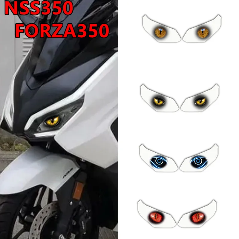 

Motorcycle Headlight Guard Stickers For Honda Forza 350 Forza350 NSS350 NSS 350 2021 2022 Decals Headlight protection sticker