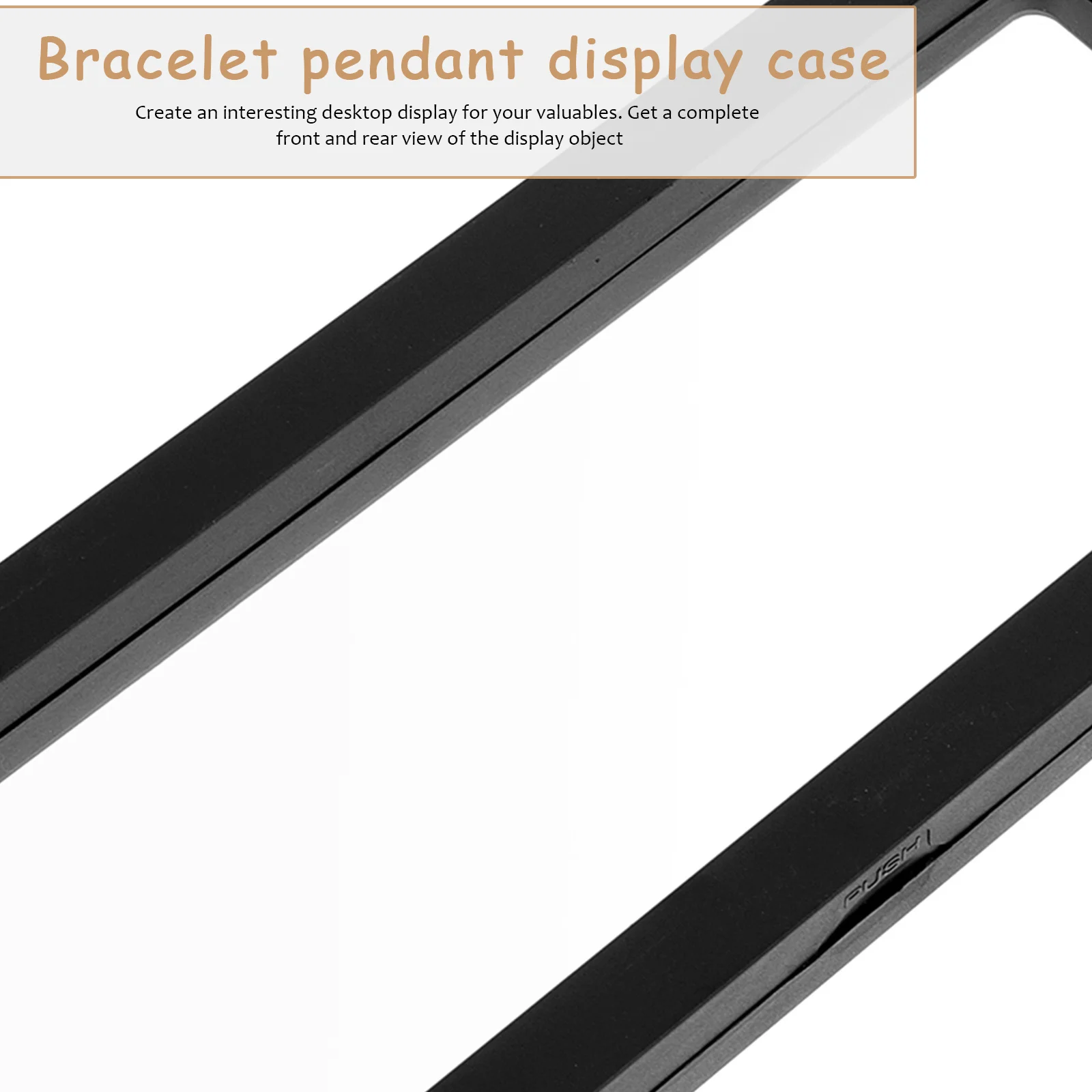 

Transparent Box Lightweight Suspension Frame For Coins Jewelry Storage Dust Proof Holder Case Jewelry Display