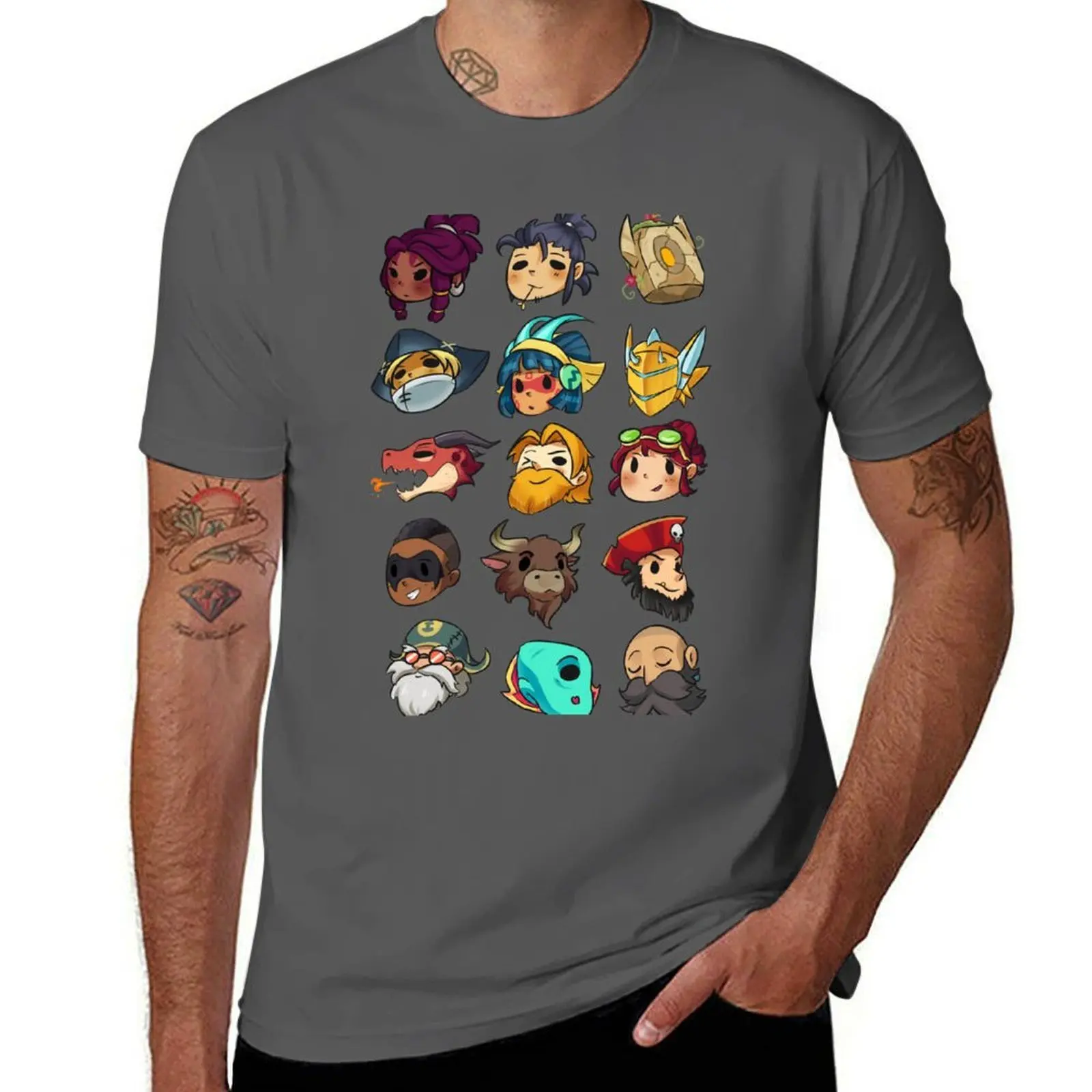 

Set of Legends Brawlhalla 1 2 T-Shirt Outdoor Work Short Sleeve Top