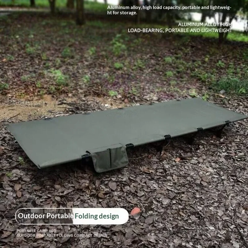 

Lightweight Folding Aluminum Camping Cot Portable Travel Bed Quick Setup Outdoor Tent Hiking Backpacking Travel Beds Tent