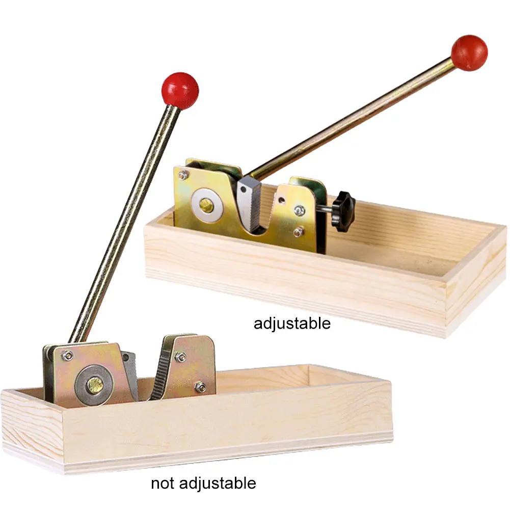 

Stainless Steel Macadamia Opener Peeling Machine with Wooden Box Walnut Nut Cracker Tool Walnuts Open Tool for Walnuts Chestnuts