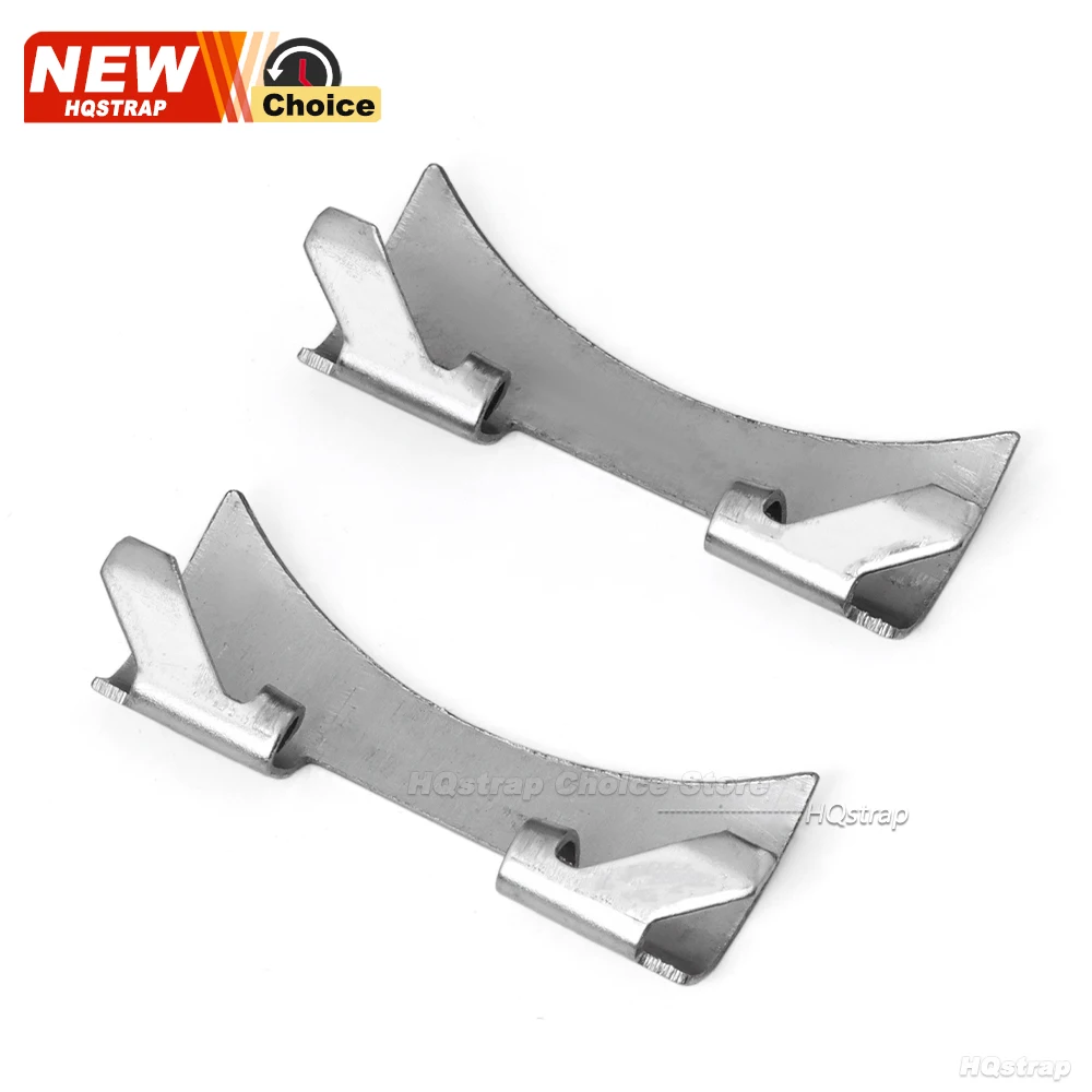 2 قطعة نهاية منحنية مجوفة 18 مللي متر 19 مللي متر 24 مللي متر 20 مللي متر 22 مللي متر ل Seiko SKX009 SKX007 حزام موصل مصقول ماتي الفضة الفولاذ المقاوم للصدأ #3