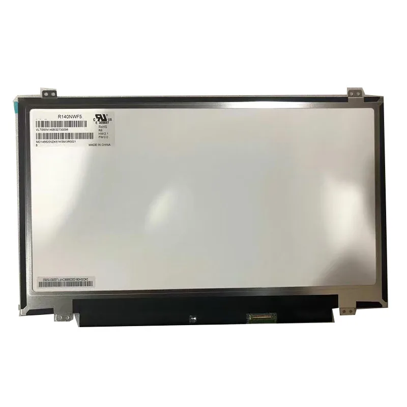 14.0'' IPS LCM 1920×1080 250nits WLED eDP 40pins Laptop LCD Touch Screen R140NWF5 R6 for Lenovo T480 T480S T470 T460 view 2