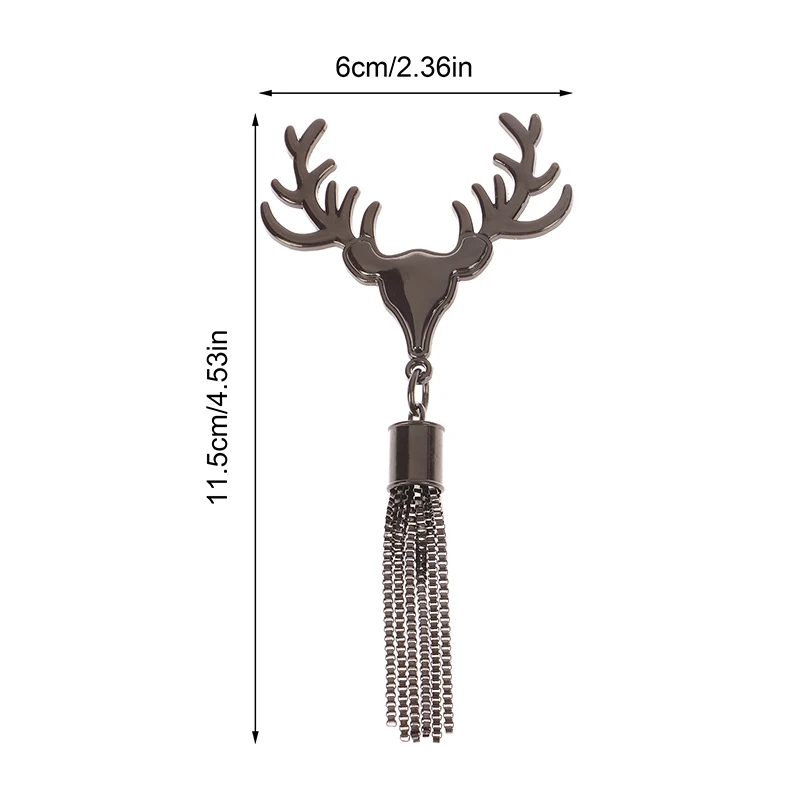 1Pc Fashion Deer Head Shape Handbag Turn Lock Twist Locks Metal Clasp DIY Hardware Handmade Shoulder Bag Accessories