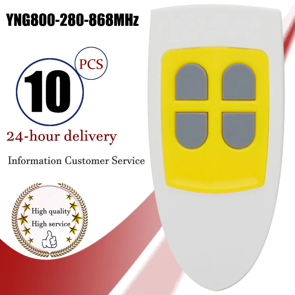 

10PCS Multi-frequency garage door remote control replicator 280-868 MHZ electric door control opener automatic scanning clone
