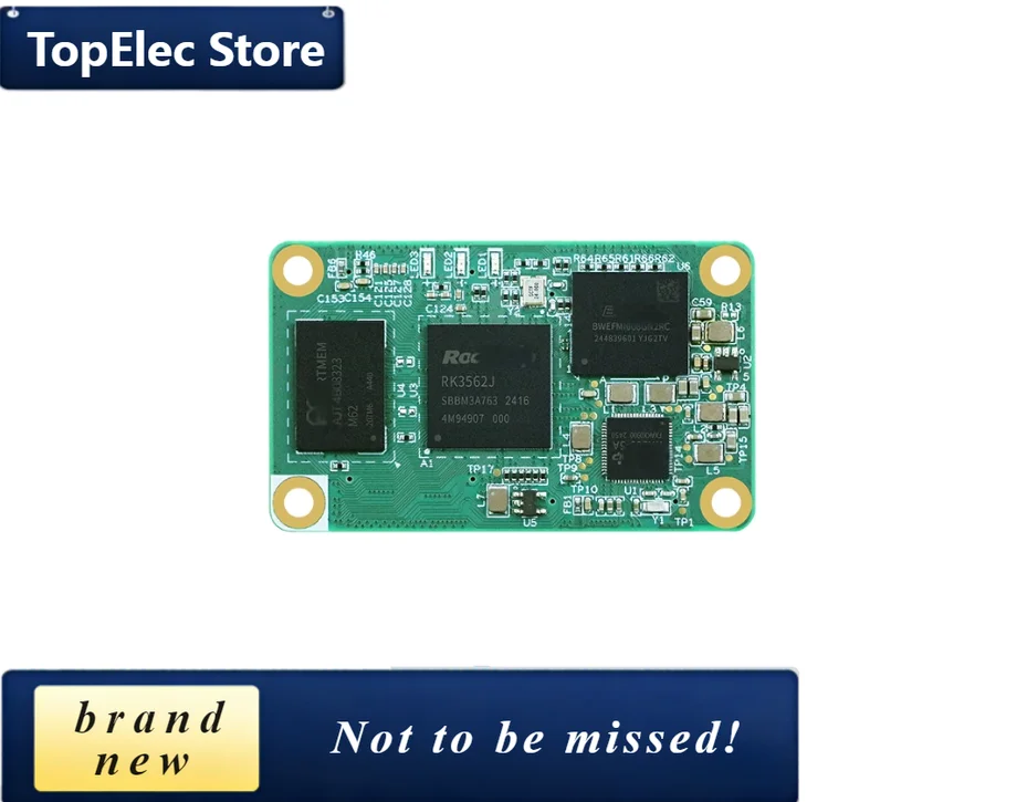 TopElec Chuanlon Ruixin Micro RK3562J Industrial Core Board: Domestically Produced 2GHz Quad-Core A53 RK3568 Cost-Reduced NPU