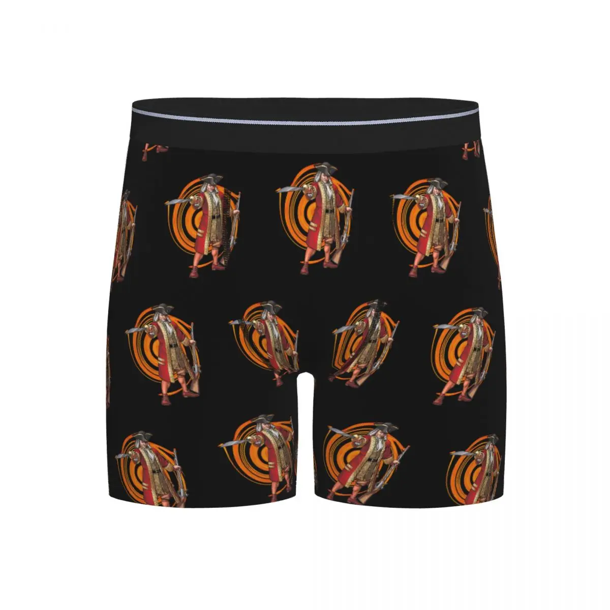 

Long Boxer Underpants Shorts Captain Morgan Panties Men Breathable Underwear for Homme Man Boyfriend Gifts