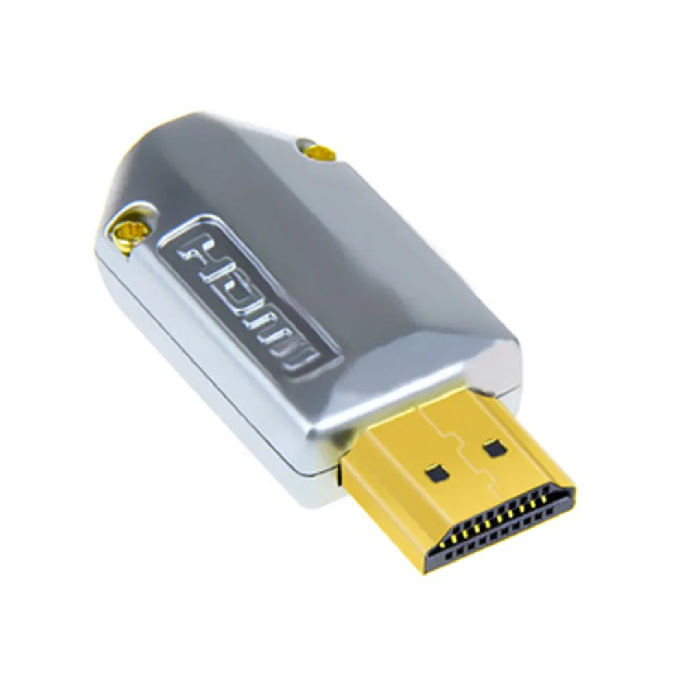 1Pcs HDMI-compatible 2.0 Connector Plug High Speed Cable Gold Plated Connector DIY HD Cable Computer TV Plug Male Connector