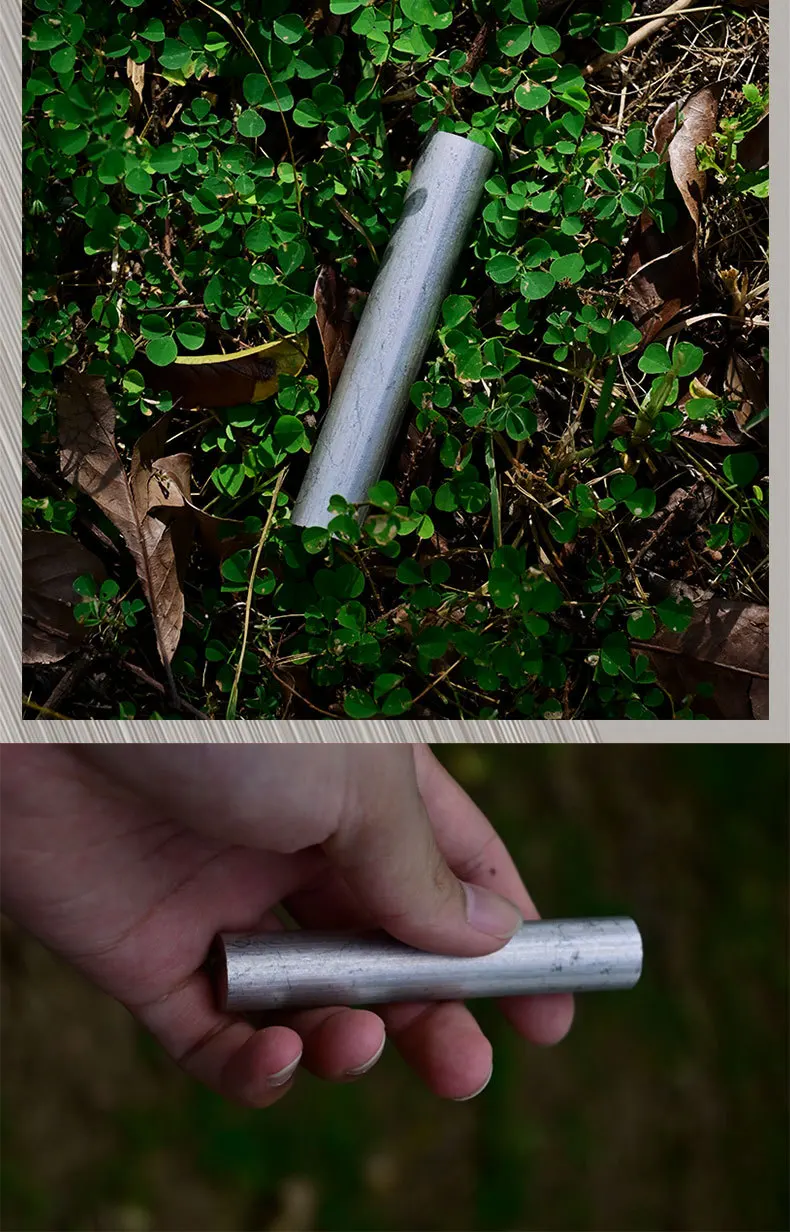 2 STKS Outdoor EDC Fire Rod Solid Hoge zuiverheid Magnesium Staaf voor Camping Survival Emergency Fire Magnesium Strip Survival