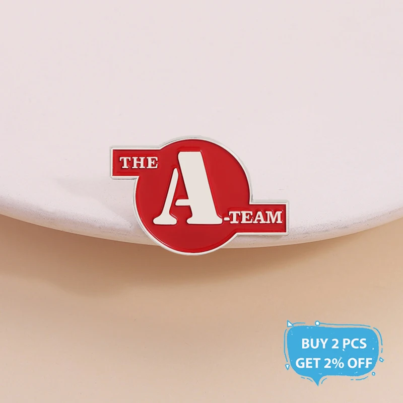 The A Team Enamel Pin Adventure Action Movie The Story of War Veteran Metal Brooch Lapel Backpack Badge Jewelry Gift Accessories