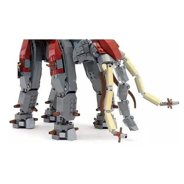 

MOC Oliphant Building Block Set Medieval Elephant Soldier Fighting Mammoth DIY Education Assembly Toys for Kids Gifts 1063 PCS