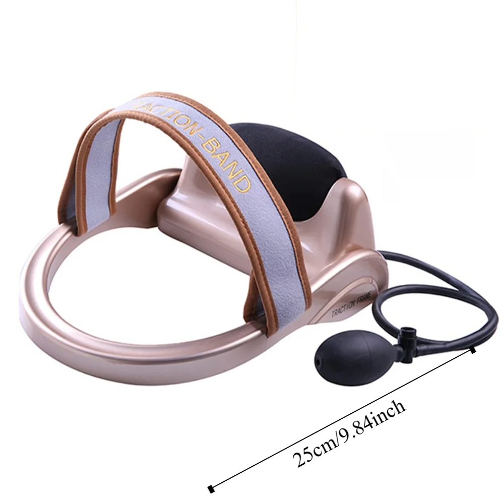 Masajeador de cuello de aire relleno para relajación, vértebra, compresión de aire ortopédica, almohada para Tractor Cervical, Estimulador muscular, masajeador elástico