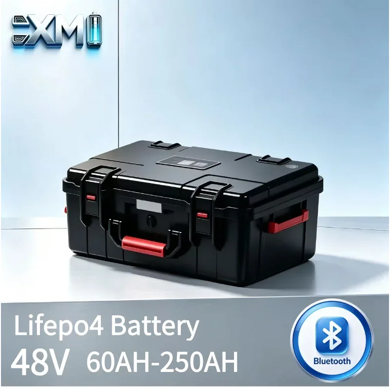 Waterproof 48V Lithium Iron Phosphate Battery Pack with Grade‑A Cells, Integrated Optimized BMS, Reliable Deep‑Cycle Power for M