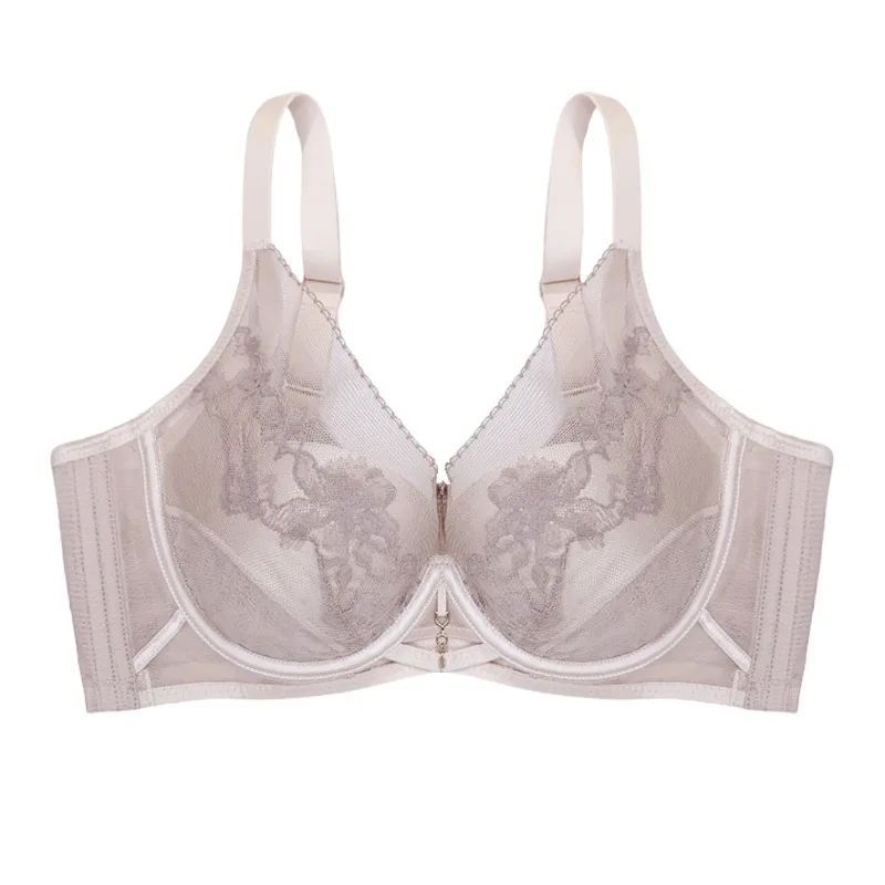 

Изысканный бюстгальтер с максимальной поддержкой, бюстгальтер на косточках, разглаживающий боковой бюстгальтер-минимайзер, соблазнительный регулируемый комплект нижнего белья