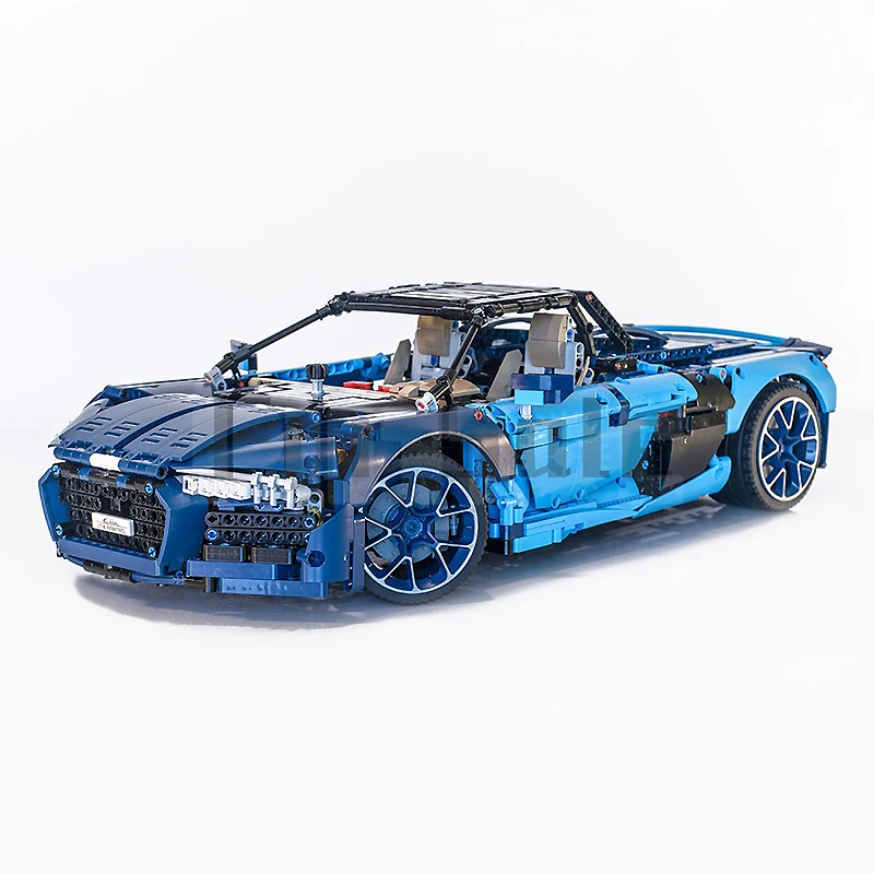 New MOC-63528 Technical Super Sports Car R8 Spyder 42083 B Model Building Block Bricks Puzzle DIY Toys Christmas Gifts For Kids