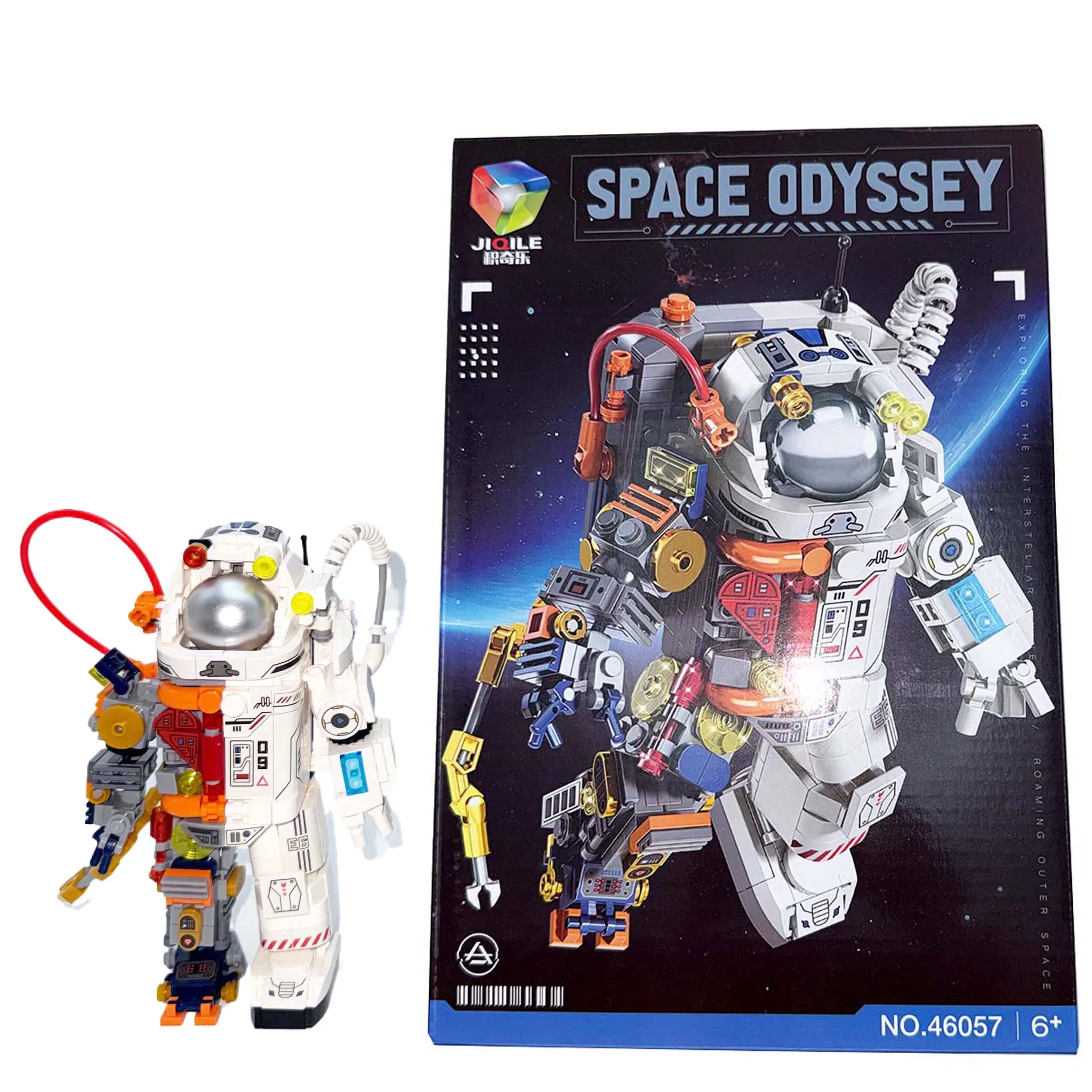 

JIQILE модель воина в сборе, набор строительных блоков, робот, модель астронавта, экшн-мех, фигурка мальчика, игрушка, подарки на день рождения, трендовое украшение