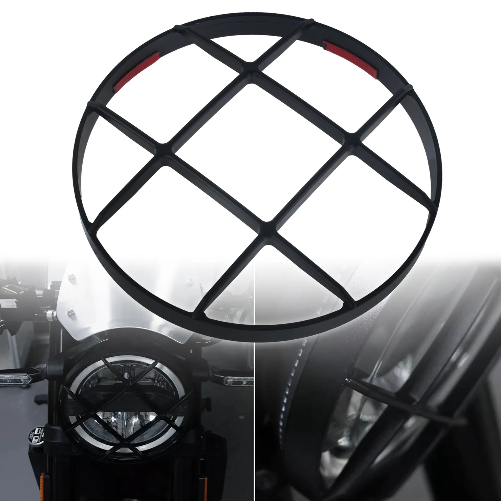 

Motorcycle Front Headlight Grille Guard Cover for Vitpilen Svartpilen 125/250