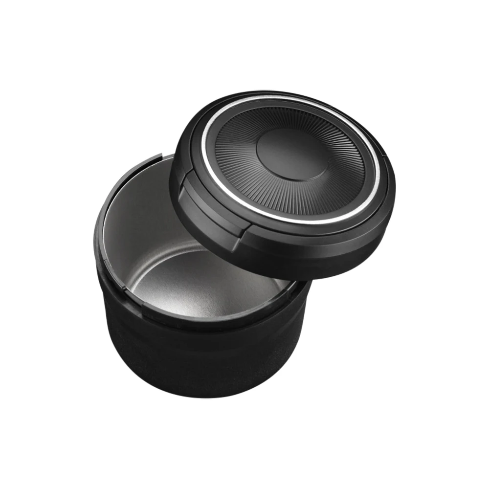 منفضة سجائر السيارة القمامة عملة تخزين السجائر منفضة سجائر كوب مع مصباح ليد المحمولة انفصال حامل منفضة سجائر السيارة الأجزاء الداخلية