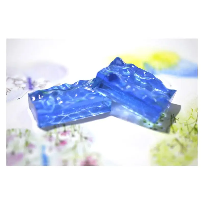 

4Pcs Sea Wave Resin Mold Water Ripple Pendant Epoxy Resin Silicone Mold Dried Flower Resin Casting Molds Kit Jewelry Making Tool