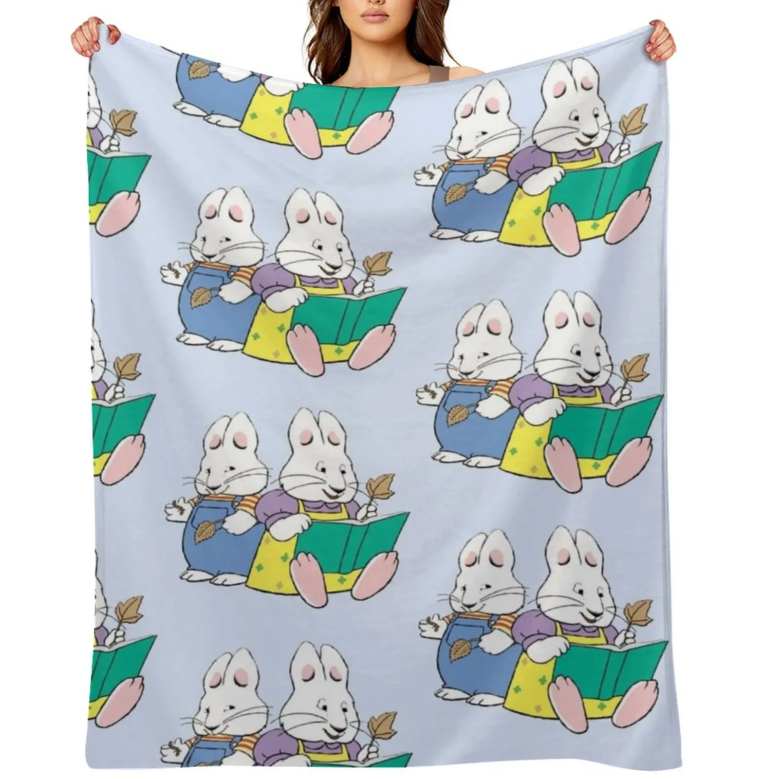 

max and ruby Throw Blanket Nap Cute Blankets For Baby Warm Blankets