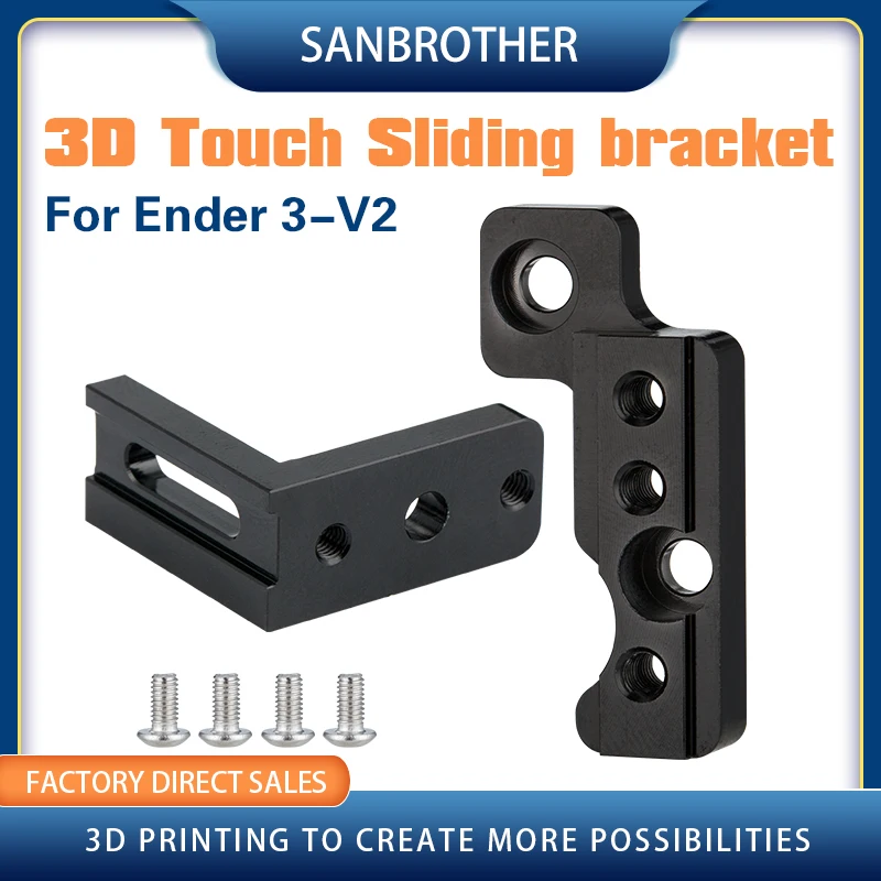 

3D Touch Sensor Mount mounting bracket Adjustable aluminium fixing block for Ender 3 V2 Pro / CR10 Ender 5 5S and PRO