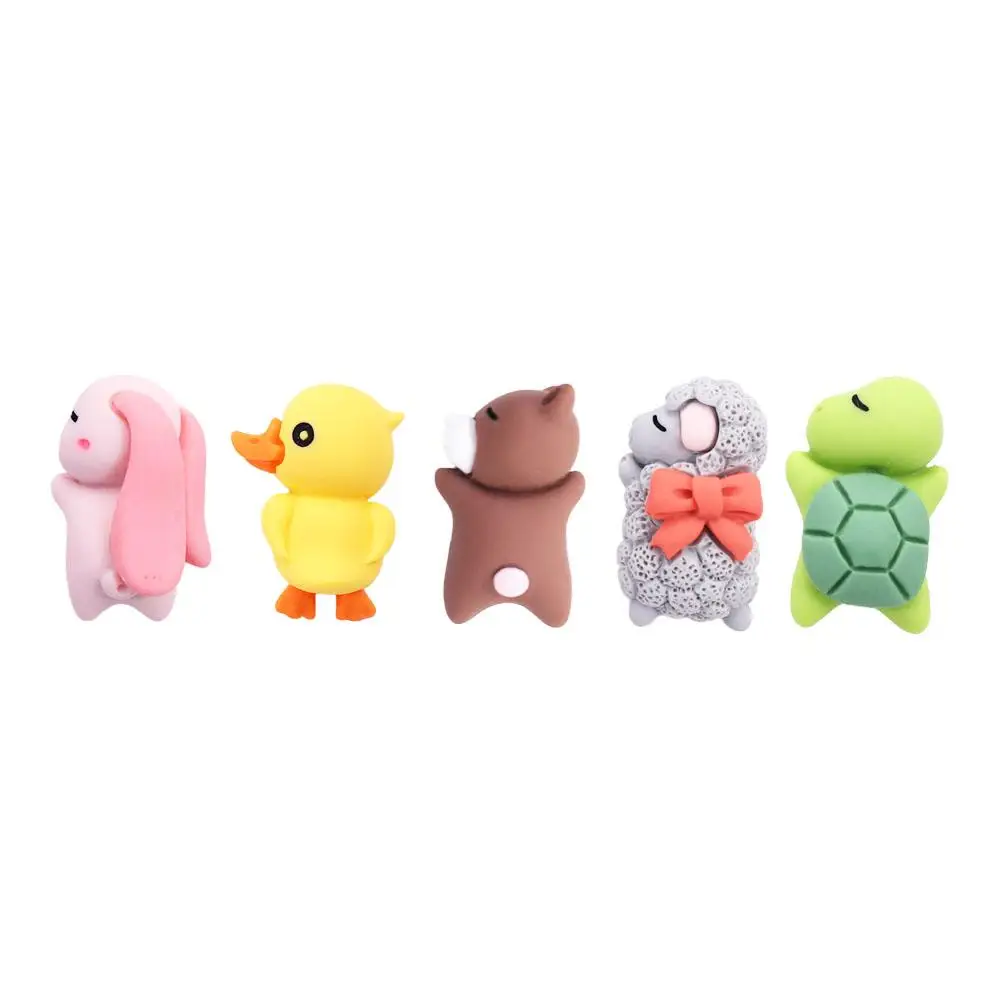 Accessories Cute Rabbit Center Console Bear Bike Decor Interior Ornaments Car Decoration Car Ornaments Sleeping Animals Figure