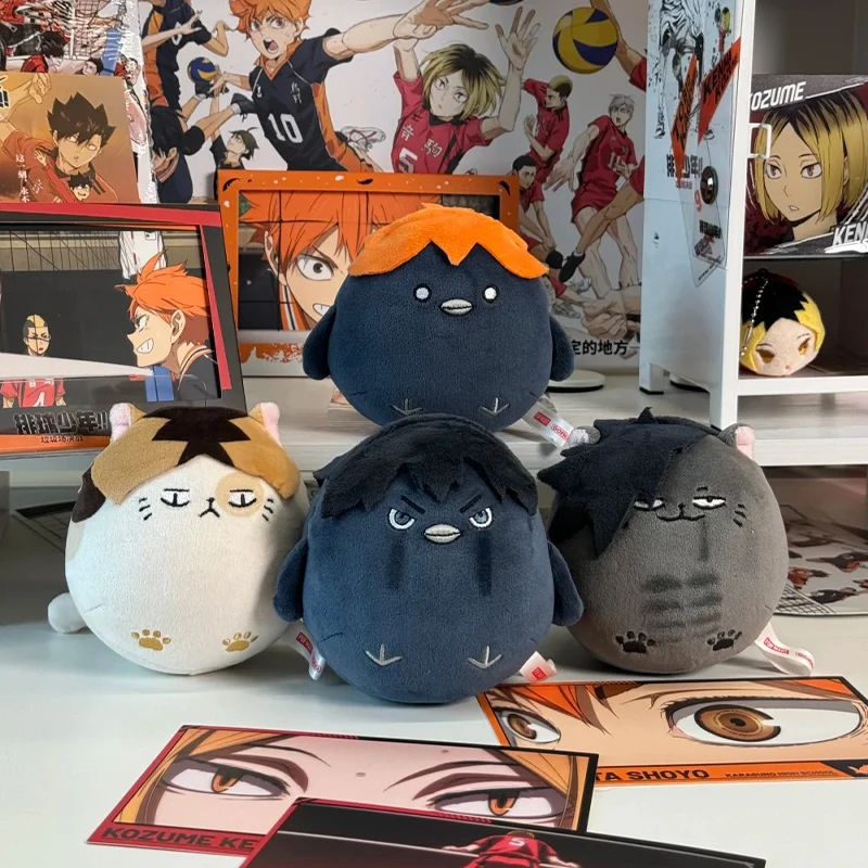 

New Popmart Cartoon Haikyuu Garbage Dump Battle Series Doll Pinch Postcard Suite Kawaii Anime Merchandise Christmas Kids Gifts