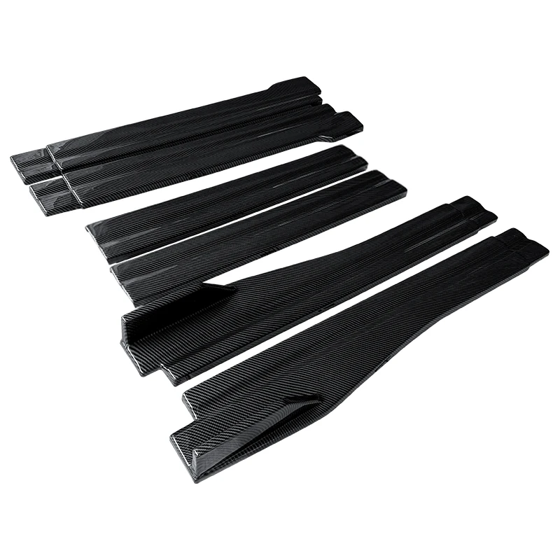 ForAudi RS6 A6 2013-2018 Accessories  The Car Front Bumper Splitter Lip Body Kit Spoiler Side Skirts Extensions Rear Wrap Angle
