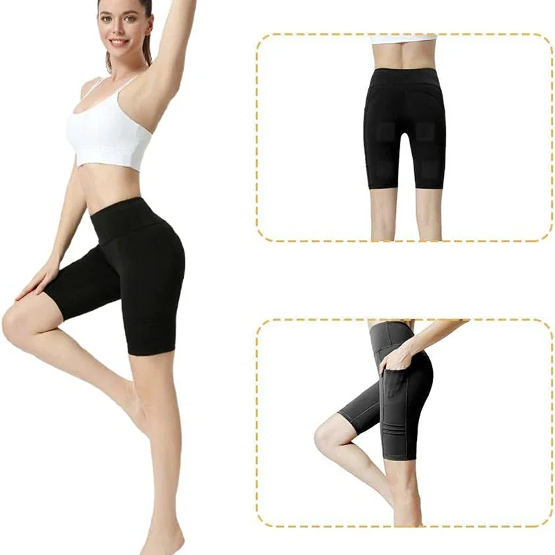 Microcurrent Intelligent Massage Pants EMS stimolazione muscolare massaggio perdita di peso pantaloncini modellanti per le gambe pantaloni da Yoga