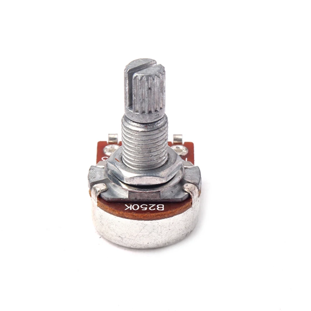 

250K Ohm Audio Potentiometers Guitar Volume Tone Controls Replacement 18Mm Shaft Long Knurled Split Full Size Gp206 Guitar Amp