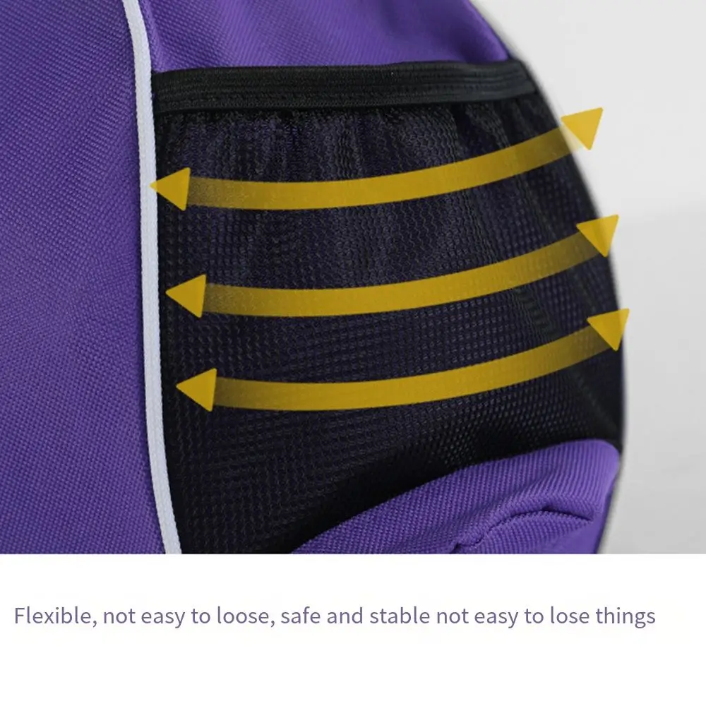 

Круглый баскетбольный рюкзак для хранения, многофункциональные эластичные спортивные сумки на плечо с боковыми карманами и молнией