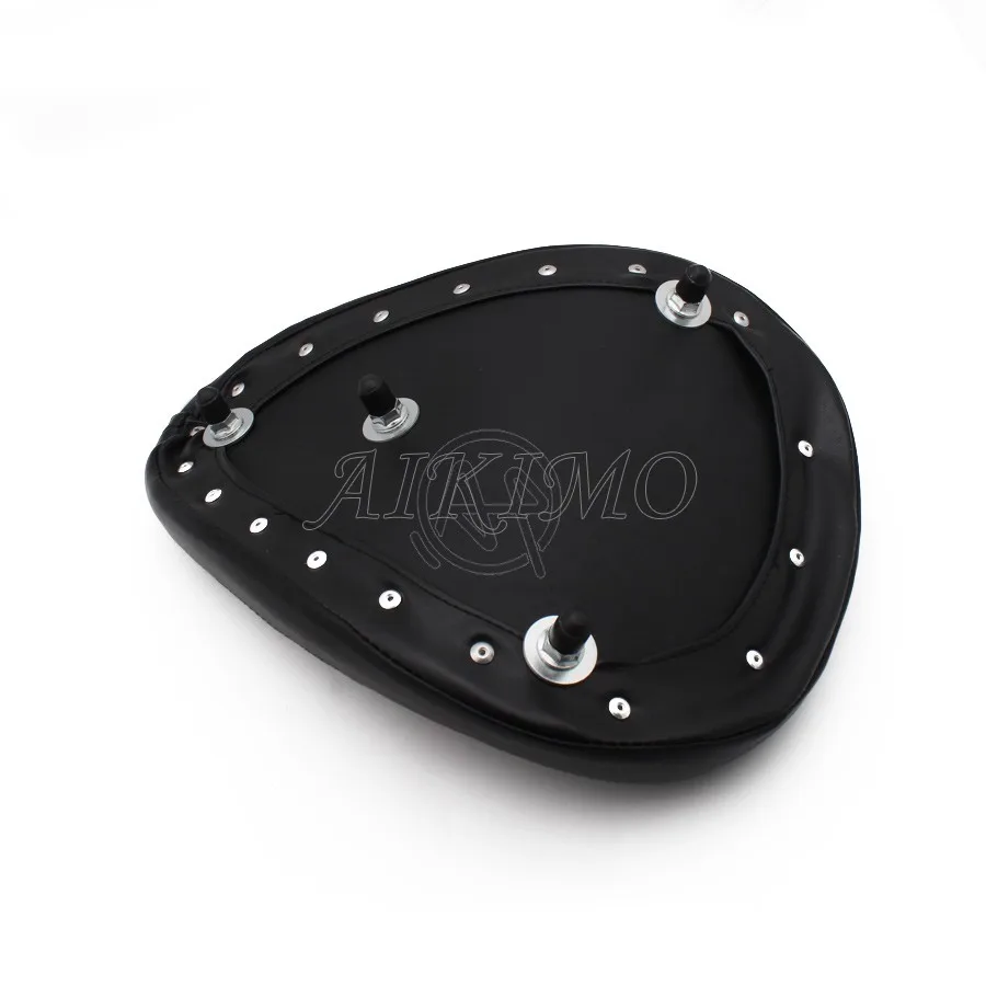 Cuscino del sedile del motociclo in pelle Retro Cafe Racer sedile piatto universale per Suzuki Bobber Chopper