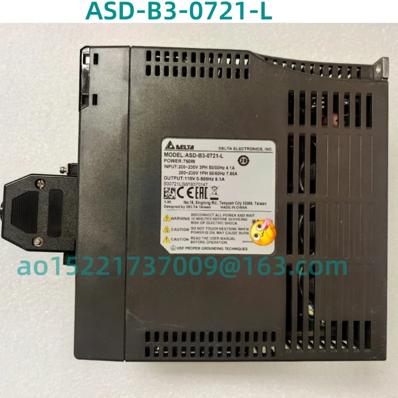 Imagem -05 - Original de Segunda Mão 9-layer Servo Driver Asd-b30721-l 100 ok ac 750w Asdb30721l 0.75kw Novo Teste é