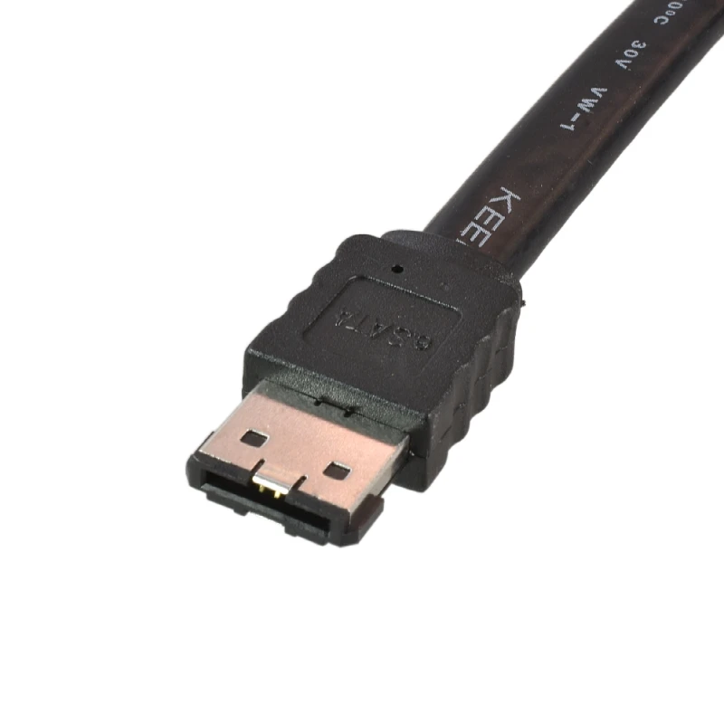 E-SATA eSATA Male to Male Extension Data Transfer Cable Cord for Portable Hard Drive 0.5m/1m