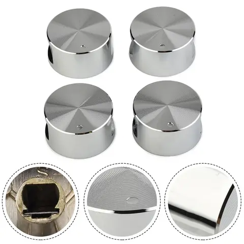 4PCS Zinc Alloy Round Knob Gas Cooktop Handle Switches For Kitchen Gas Stove Gas Cooktop Accessories Brand New