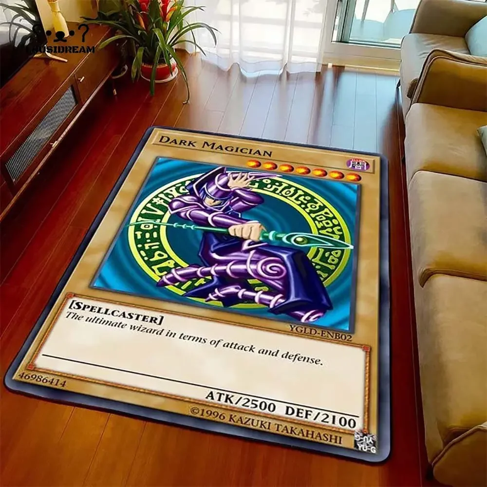 Blue Eyes White Dragon Carpet Anime Card Printing Carpet Boy Children's Room Carpet Living Room Bedroom Decorative Floor Mat