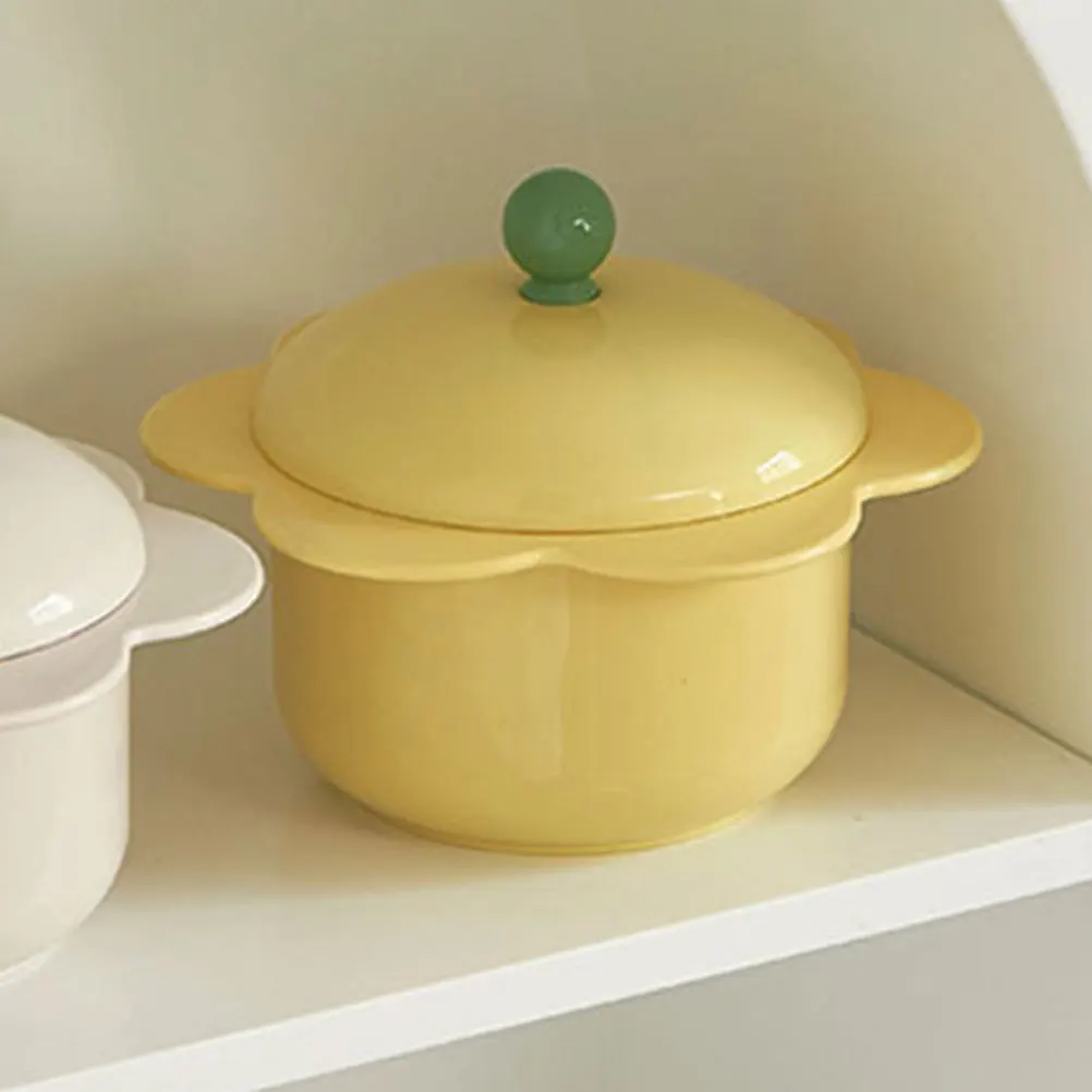 

Stainless Steel Noodle Bowl Insulated Anti Scald Design 304 Soup Bowls Large Ramen Container Lid Instant Kitchen Dining
