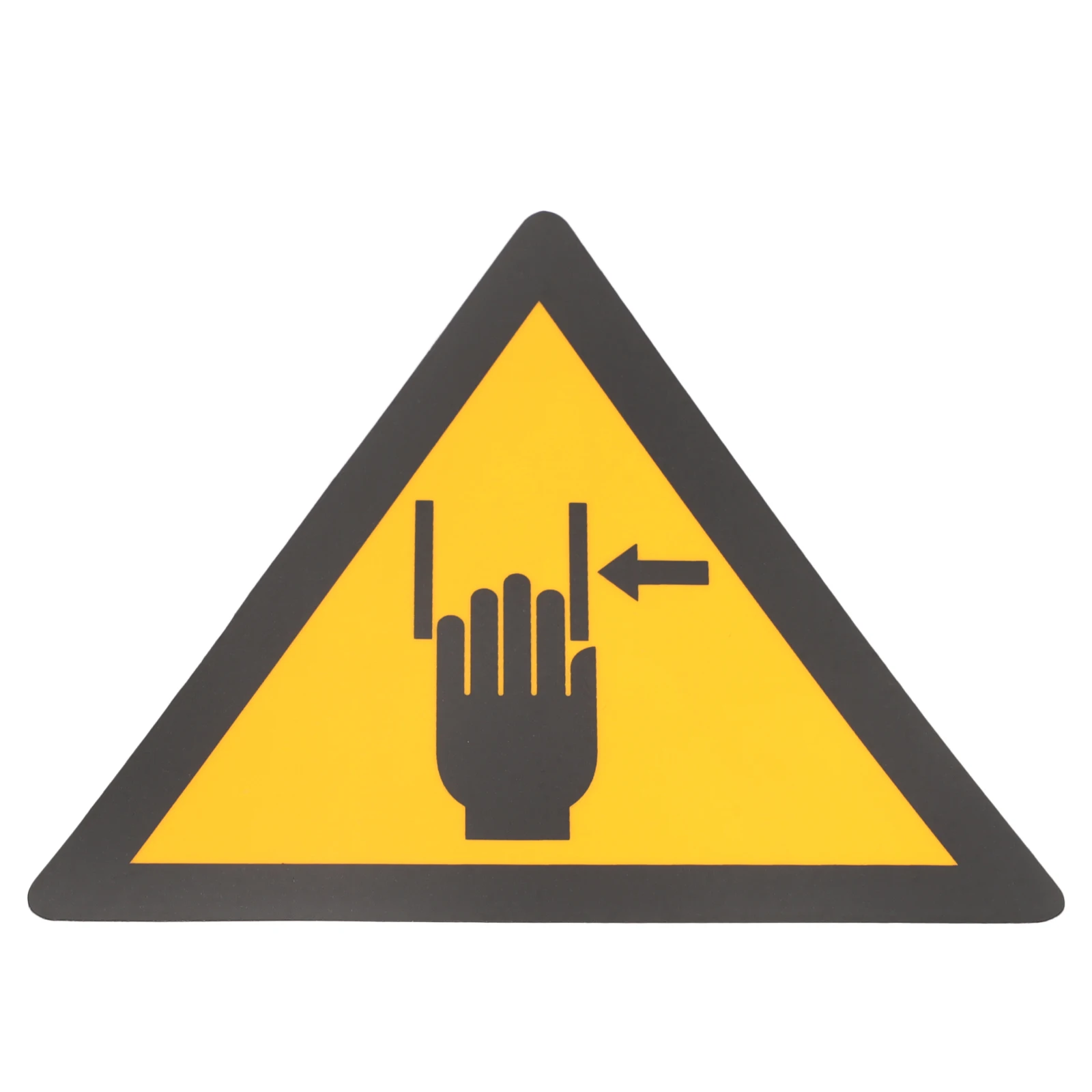 Hand Crushing Warning Sign Safety Identification Sticker Adhesive Label For Factory Construction Sites Traffic Safety