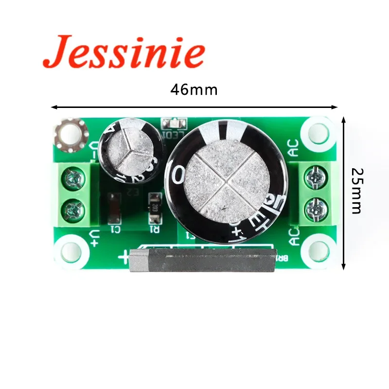 Pojedynczy zasilacz prostownik płyta filtra wzmacniacz mocy moduł bez regulatora 8A 3300UF/50V 4700UF/35V — zdjęcie produktu 6