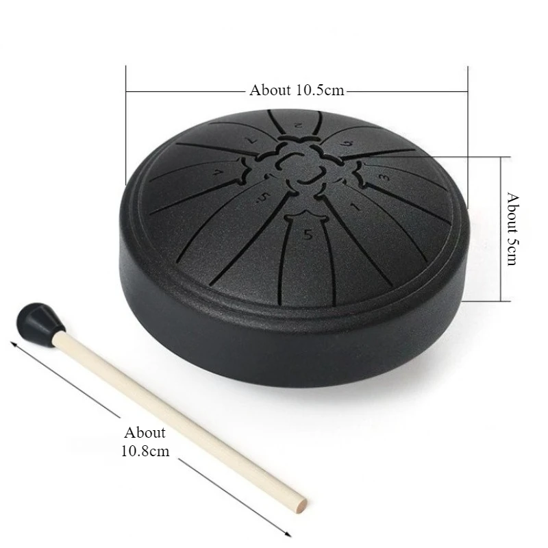 

Барабан для языка из углеродистой стали, 4 дюйма, 8 тонов, барабаны для языка для начинающих, профессиональный мини-эфирный барабан для взрослых, детские портативные ручные барабаны
