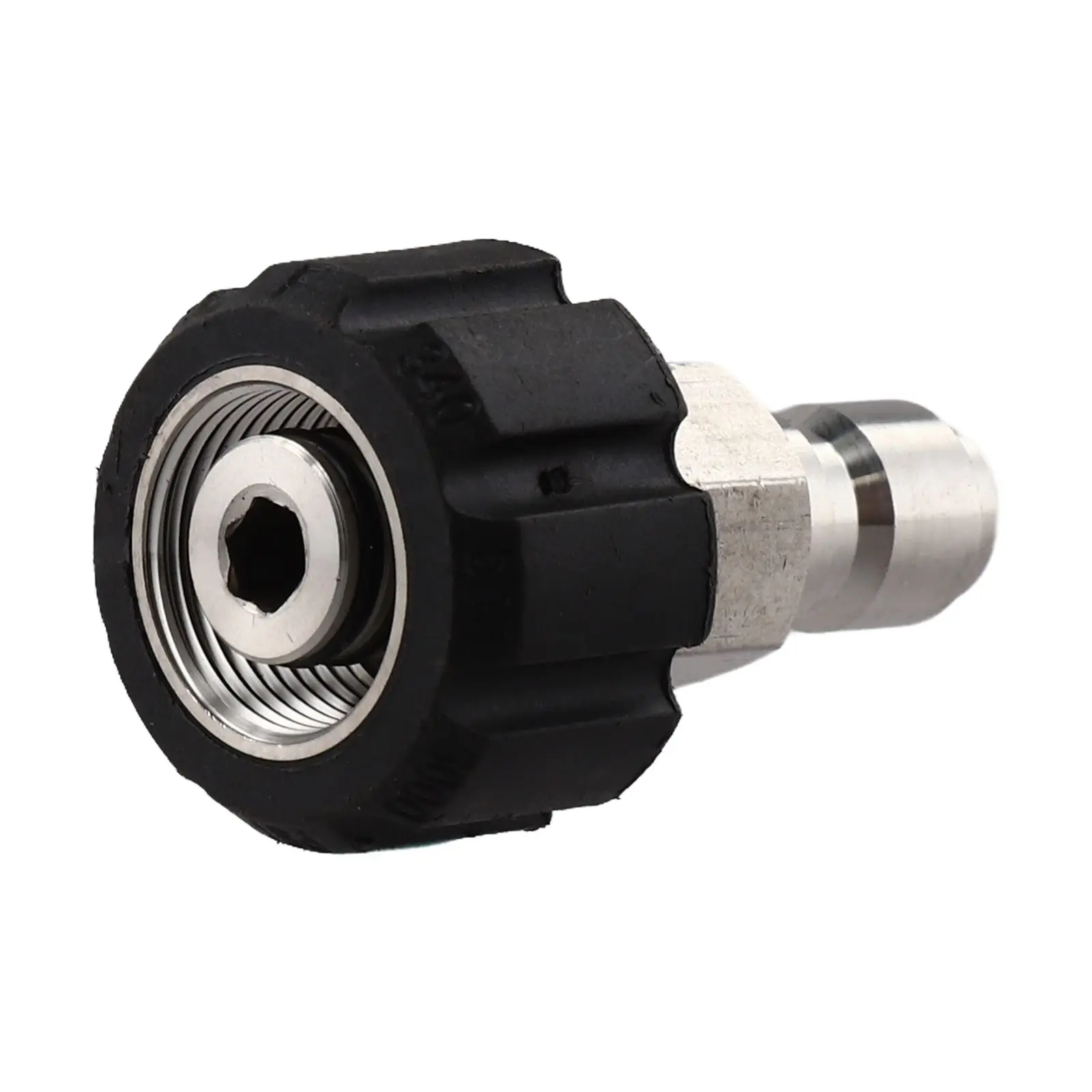 Enhance Your For Pressure Washer with Stainless Steel M2214 Adapter Kit Featuring Quick Connect Capability for Cleaning