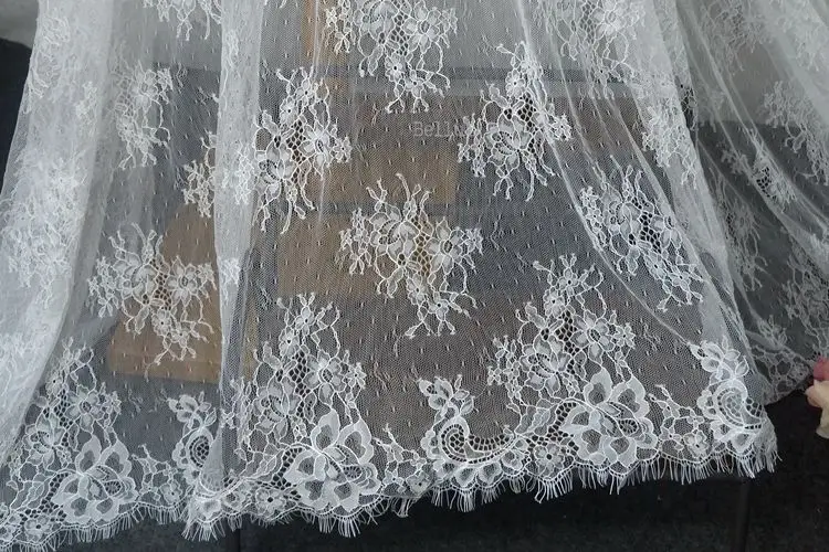 

New Export Soft Mesh, Eyelashes, Lace, Lace Fabric, Embroidered Clothing, Handmade Wedding Background Decoration Accessories