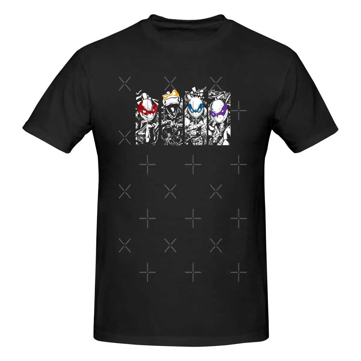 

Funny NINJA TURTLES Movie Design Men's T-shirt Printed Tops are loose and slim fit Women's T-shirts