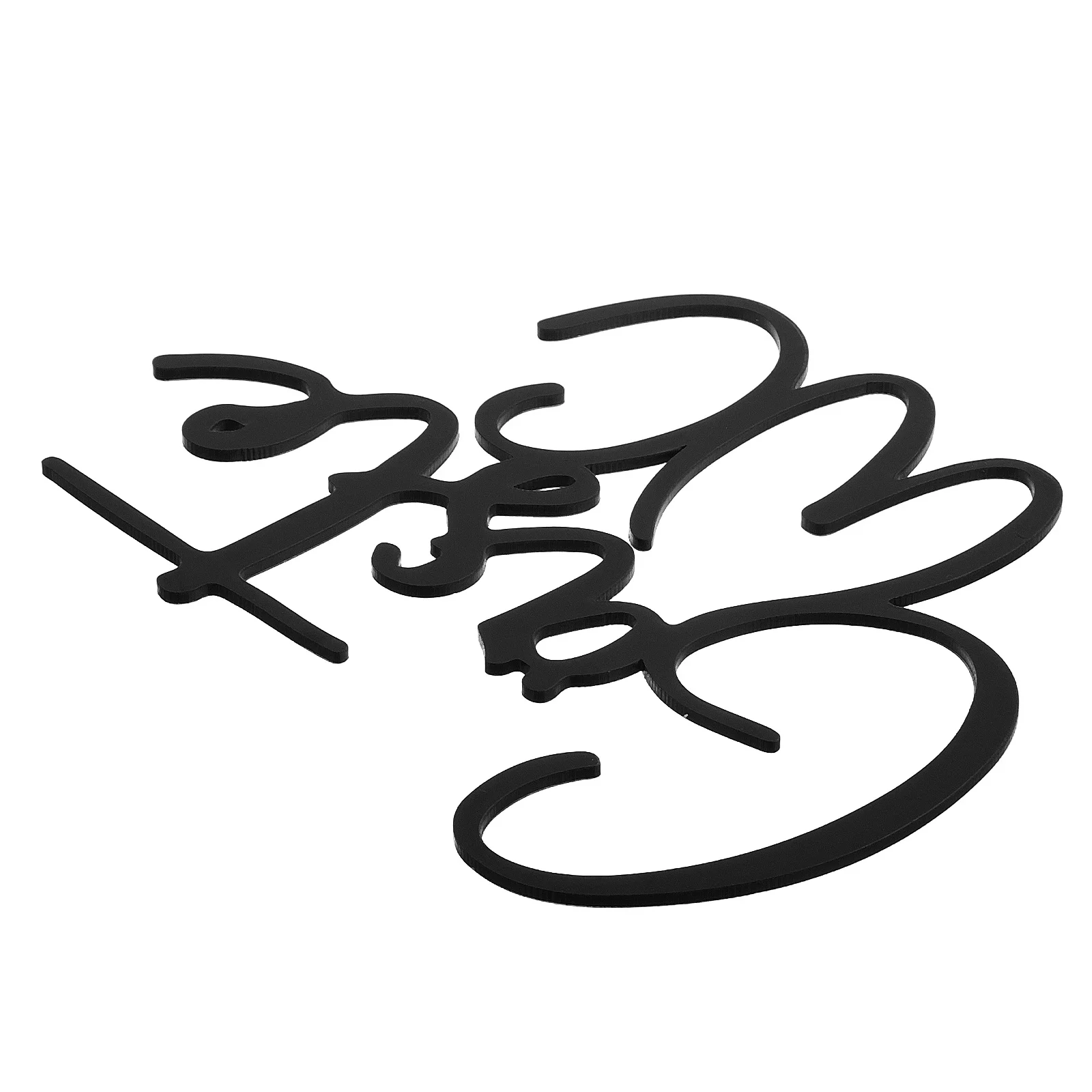 

Elegant Acrylic Restroom Sign Bathroom Door Sticker for Malls Supermarkets Hotels Clear Identification Easy to Install