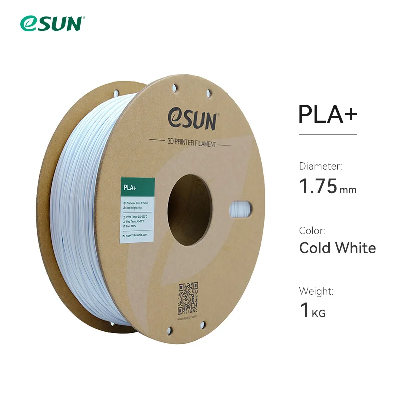 eSUN 3D-printerfilament PLA+ 1,75 mm Dimensionale nauwkeurigheid +/- 0,03 mm 1 kg (2,2 LBS) Spoel 3D-printmateriaal voor 3D-printers