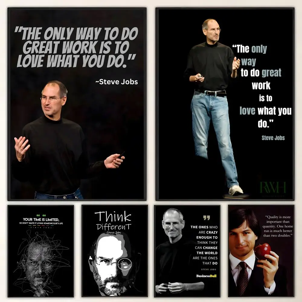Quotes Steve Jobs Quotes Poster HD art waterproof sticky wall home decoration aesthetic